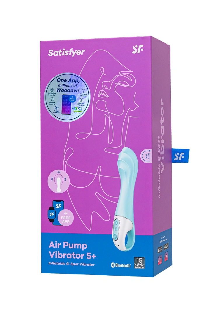 Air Pump Vibrator 5+ APP – расширяющийся стимулятор точки G