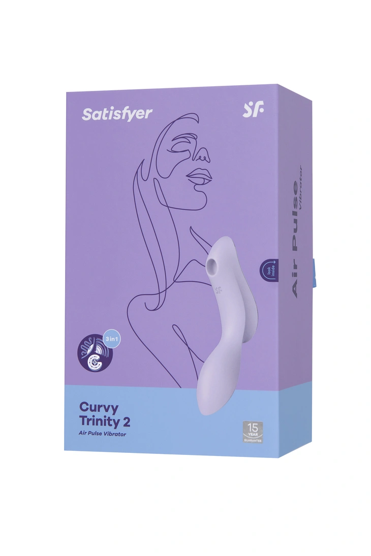 Curvy Trinity 2 – двусторонний стимулятор клитора Satisfyer