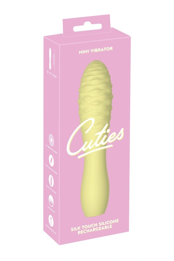 Мини-вибратор Cuties Yellow 3.G