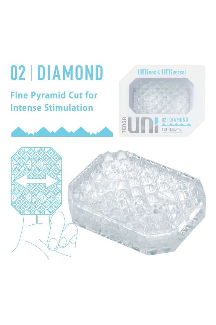 Стимулятор унисекс Tenga UNI Diamond