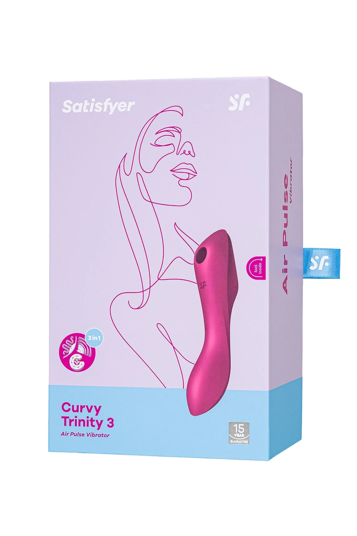 Curvy Trinity 3 – двусторонний стимулятор клитора Satisfyer