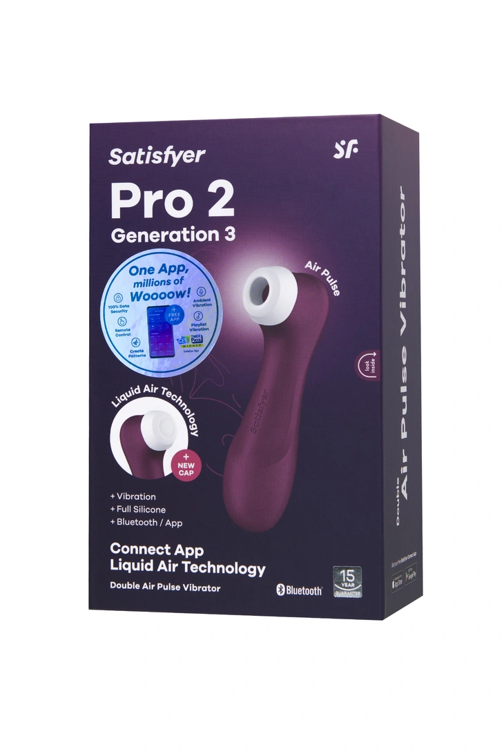 Pro 2 Generation 3 + APP – вакуумный стимулятор клитора Satisfyer