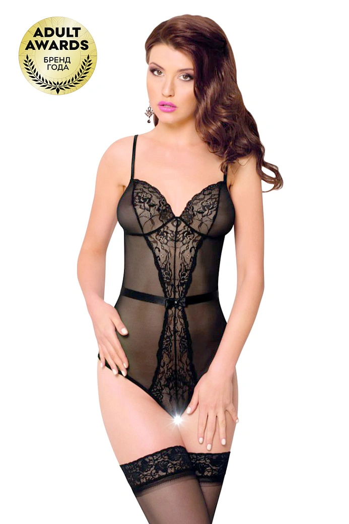 Боди с кружевной вставкой "Линда"