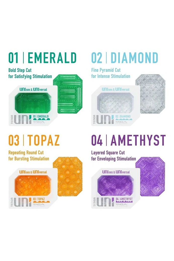 Набор стимуляторов унисекс Tenga UNI Variety