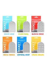 Карманный мастурбатор Tenga Pocket Block Edge