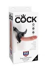 Страпон на ремешке King Cock 9