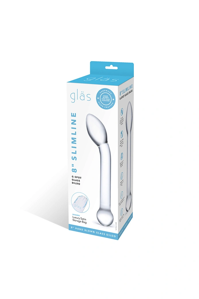 Двусторонний фаллоимитатор "Слимми" для зоны G L 20 см, ø 3,2 см